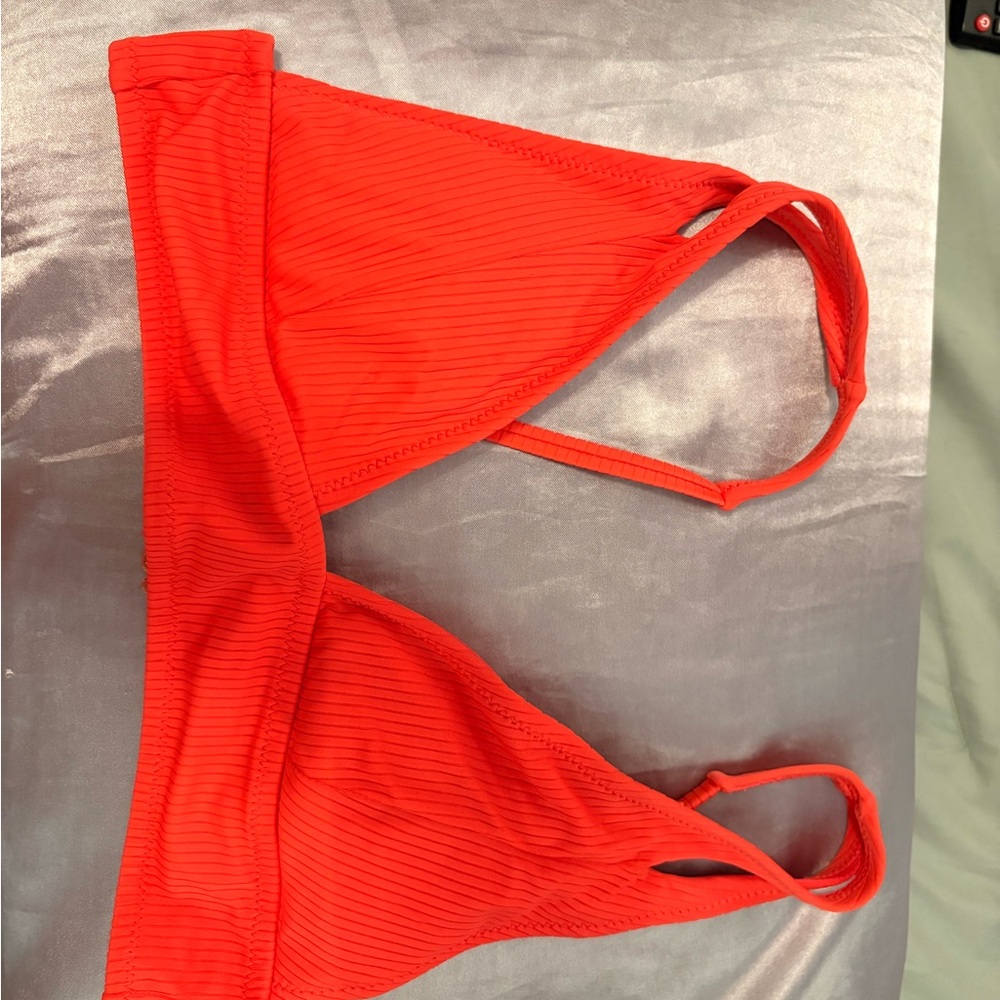 Shade & Shore Coral Bikini Top
